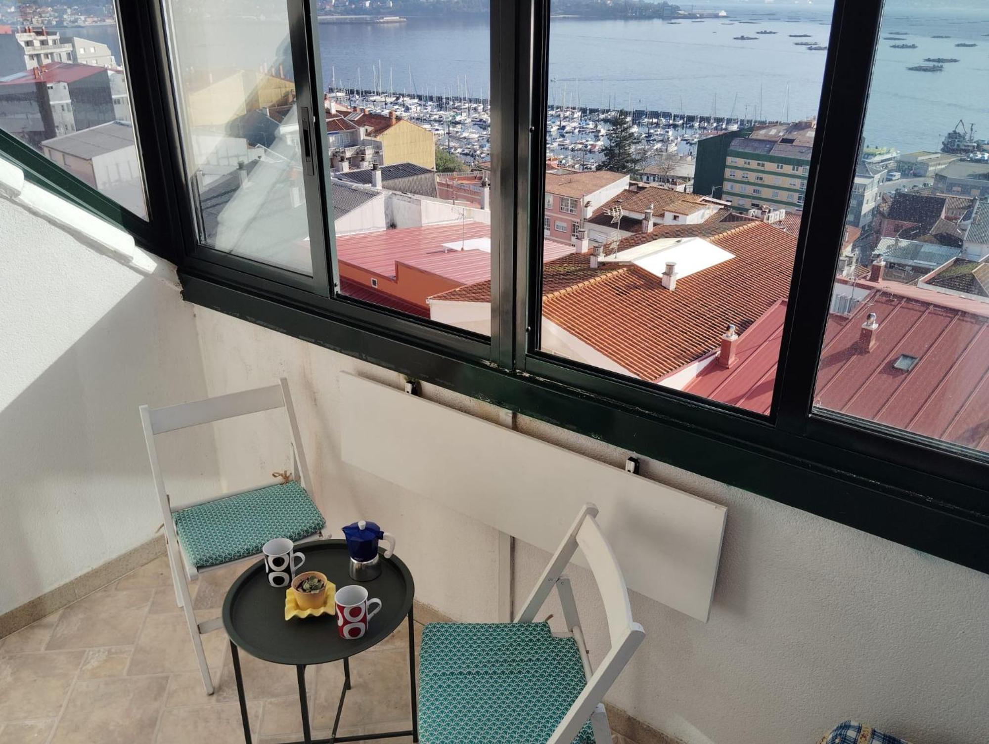 Ferienwohnung Apartamento Las Gaviotas Moaña Exterior foto